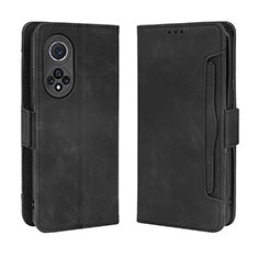 Leather Case Stands Flip Cover Holder BY3 for Huawei Honor 50 Pro 5G Black