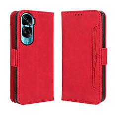 Leather Case Stands Flip Cover Holder BY3 for Huawei Honor 90 Lite 5G Red