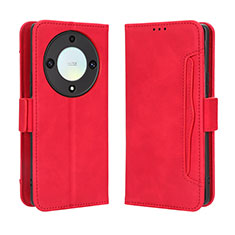 Leather Case Stands Flip Cover Holder BY3 for Huawei Honor Magic5 Lite 5G Red