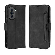 Leather Case Stands Flip Cover Holder BY3 for Huawei Nova 10 Black