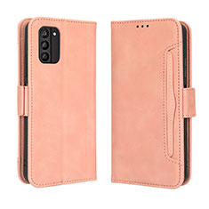Leather Case Stands Flip Cover Holder BY3 for Nokia G100 Pink