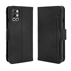 Leather Case Stands Flip Cover Holder BY3 for OnePlus 9R 5G Black
