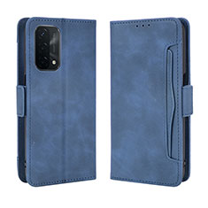 Leather Case Stands Flip Cover Holder BY3 for OnePlus Nord N200 5G Blue