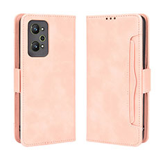 Leather Case Stands Flip Cover Holder BY3 for Realme GT Neo 3T 5G Pink