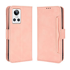 Leather Case Stands Flip Cover Holder BY3 for Realme GT Neo3 5G Pink