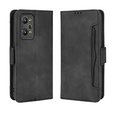 Leather Case Stands Flip Cover Holder BY3 for Realme GT2 5G Black