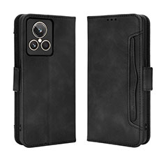 Leather Case Stands Flip Cover Holder BY3 for Realme GT2 Master Explorer Black
