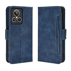 Leather Case Stands Flip Cover Holder BY3 for Realme GT2 Master Explorer Blue