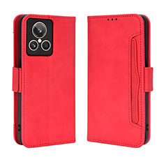 Leather Case Stands Flip Cover Holder BY3 for Realme GT2 Master Explorer Red