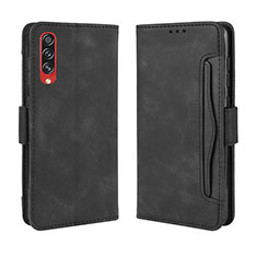 Leather Case Stands Flip Cover Holder BY3 for Samsung Galaxy A90 5G Black