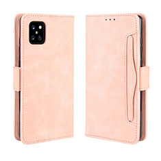 Leather Case Stands Flip Cover Holder BY3 for Samsung Galaxy M60s Pink