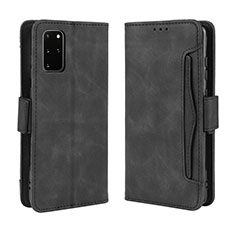 Leather Case Stands Flip Cover Holder BY3 for Samsung Galaxy S20 Plus 5G Black