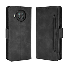 Leather Case Stands Flip Cover Holder BY3 for Xiaomi Mi 10T Lite 5G Black