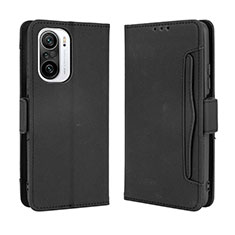 Leather Case Stands Flip Cover Holder BY3 for Xiaomi Mi 11X 5G Black