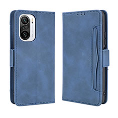 Leather Case Stands Flip Cover Holder BY3 for Xiaomi Mi 11X 5G Blue
