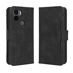 Leather Case Stands Flip Cover Holder BY3 for Xiaomi Redmi A1 Plus Black