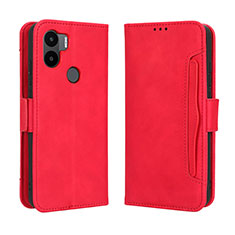 Leather Case Stands Flip Cover Holder BY3 for Xiaomi Redmi A1 Plus Red