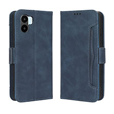 Leather Case Stands Flip Cover Holder BY3 for Xiaomi Redmi A2 Plus Blue