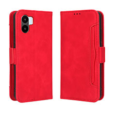Leather Case Stands Flip Cover Holder BY3 for Xiaomi Redmi A2 Plus Red
