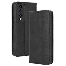 Leather Case Stands Flip Cover Holder BY4 for Huawei Honor 80 GT 5G Black
