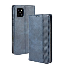 Leather Case Stands Flip Cover Holder BY4 for Samsung Galaxy Note 10 Lite Blue