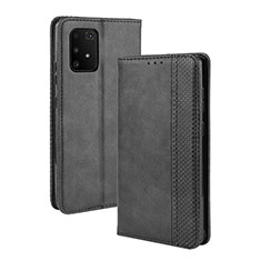Leather Case Stands Flip Cover Holder BY4 for Samsung Galaxy S10 Lite Black