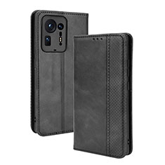 Leather Case Stands Flip Cover Holder BY4 for Xiaomi Mi Mix 4 5G Black