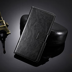 Leather Case Stands Flip Cover Holder BY5 for Nokia C10 Black
