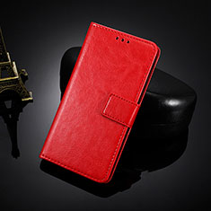 Leather Case Stands Flip Cover Holder BY5 for Nokia G11 Red