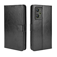 Leather Case Stands Flip Cover Holder BY5 for Realme GT2 5G Black