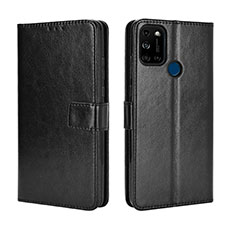 Leather Case Stands Flip Cover Holder BY5 for Wiko View5 Plus Black