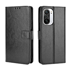 Leather Case Stands Flip Cover Holder BY5 for Xiaomi Mi 11X Pro 5G Black