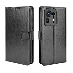 Leather Case Stands Flip Cover Holder BY5 for Xiaomi Mi Mix 4 5G Black