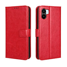 Leather Case Stands Flip Cover Holder BY5 for Xiaomi Redmi A1 Red