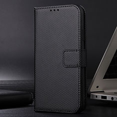 Leather Case Stands Flip Cover Holder BY6 for Xiaomi Mi 12 Lite NE 5G Black