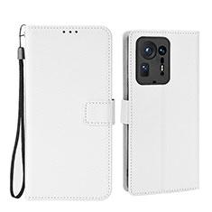 Leather Case Stands Flip Cover Holder BY6 for Xiaomi Mi Mix 4 5G White