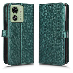 Leather Case Stands Flip Cover Holder C01X for Motorola Moto Edge (2023) 5G Green