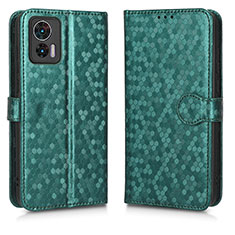 Leather Case Stands Flip Cover Holder C01X for Motorola Moto Edge 30 Neo 5G Green