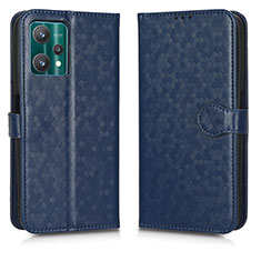 Leather Case Stands Flip Cover Holder C01X for Realme 9 5G Blue