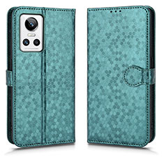 Leather Case Stands Flip Cover Holder C01X for Realme GT Neo3 5G Green