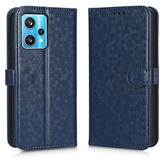 Leather Case Stands Flip Cover Holder C01X for Realme Narzo 50 Pro 5G Blue