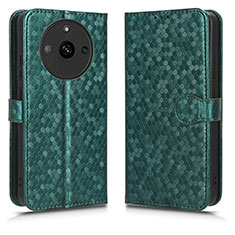 Leather Case Stands Flip Cover Holder C01X for Realme Narzo 60 5G Green