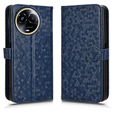 Leather Case Stands Flip Cover Holder C01X for Realme V50s 5G Blue