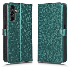 Leather Case Stands Flip Cover Holder C01X for Samsung Galaxy A14 4G Green