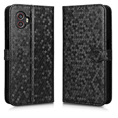 Leather Case Stands Flip Cover Holder C01X for Samsung Galaxy XCover 6 Pro 5G Black