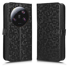 Leather Case Stands Flip Cover Holder C01X for Xiaomi Mi 13 Ultra 5G Black