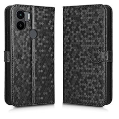 Leather Case Stands Flip Cover Holder C01X for Xiaomi Redmi A1 Plus Black