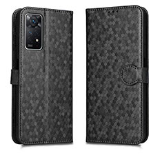 Leather Case Stands Flip Cover Holder C01X for Xiaomi Redmi Note 11 Pro 4G Black