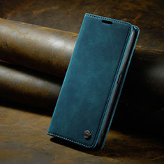 Leather Case Stands Flip Cover Holder C02S for Oppo Find X6 5G Blue