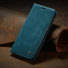Leather Case Stands Flip Cover Holder C02S for Xiaomi Mi 10T Lite 5G Blue